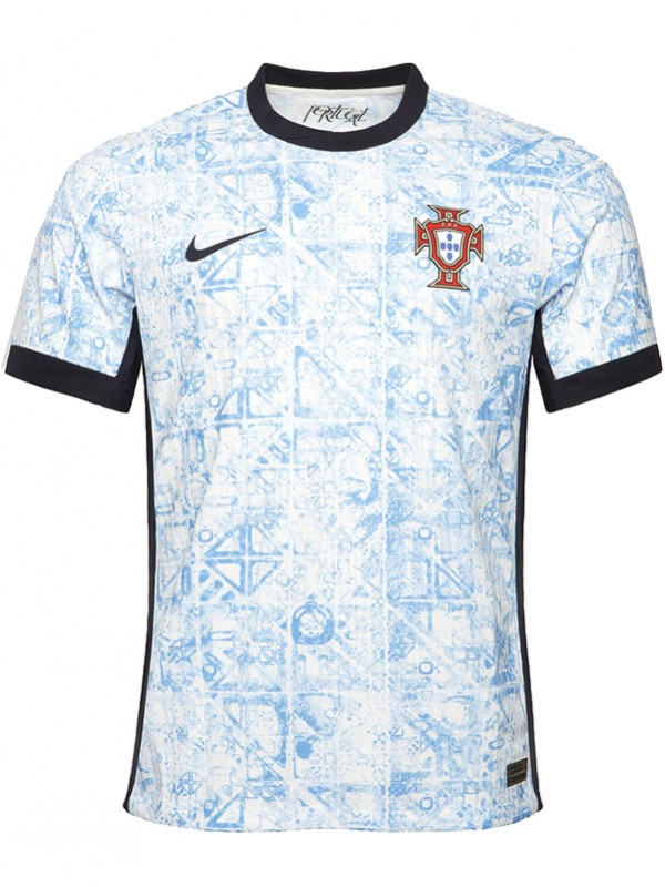 Portugal extérieur maillot de la Coupe d'Europe uniforme de football deuxième kit de football pour hommes maillot haut de sport 2024-2025